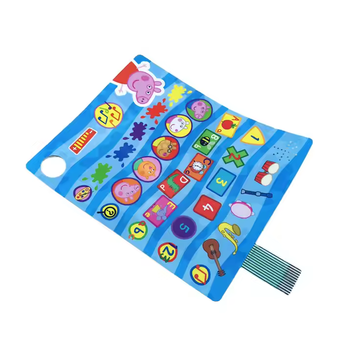 Dijital Baskılı Çok Renkli Membrane Swicth ler  Görsel